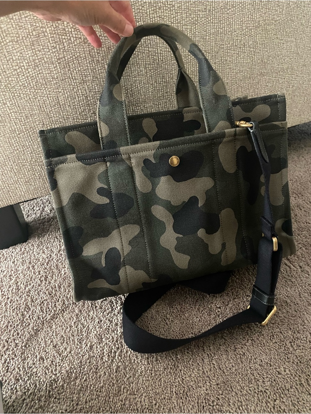 Like new Coach Camo Cargo Tote - Picture 7 of 9